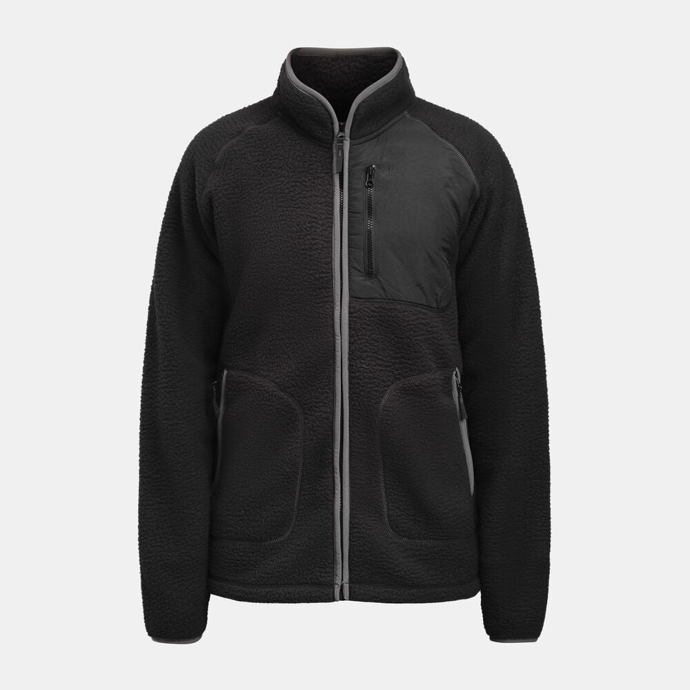 Jobman 5161 pile jacket zwart xs