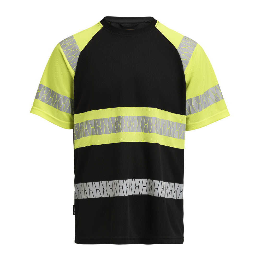 Jobman 5226 T-shirt Hi-Vis zwart/geel xxs