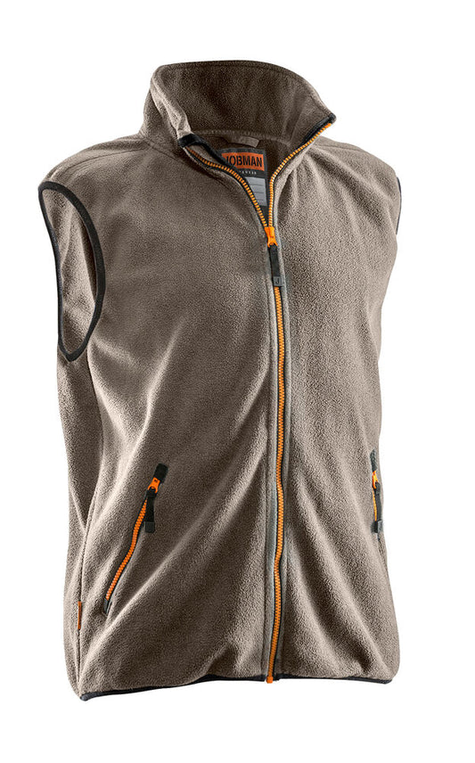 Jobman 7501 Fleece vest khaki xs