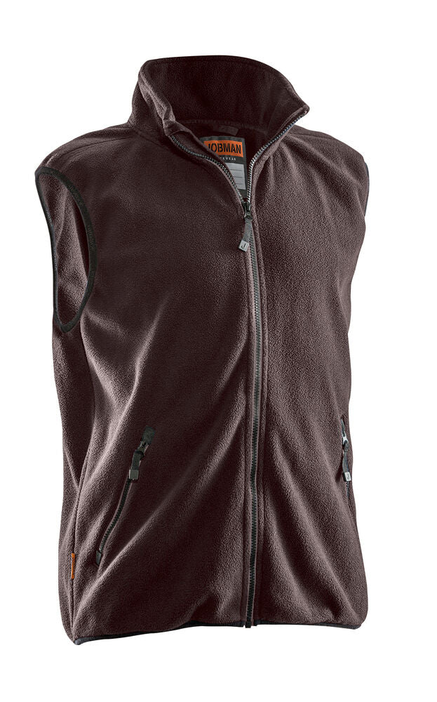 Jobman 7501 Fleece vest khaki xs