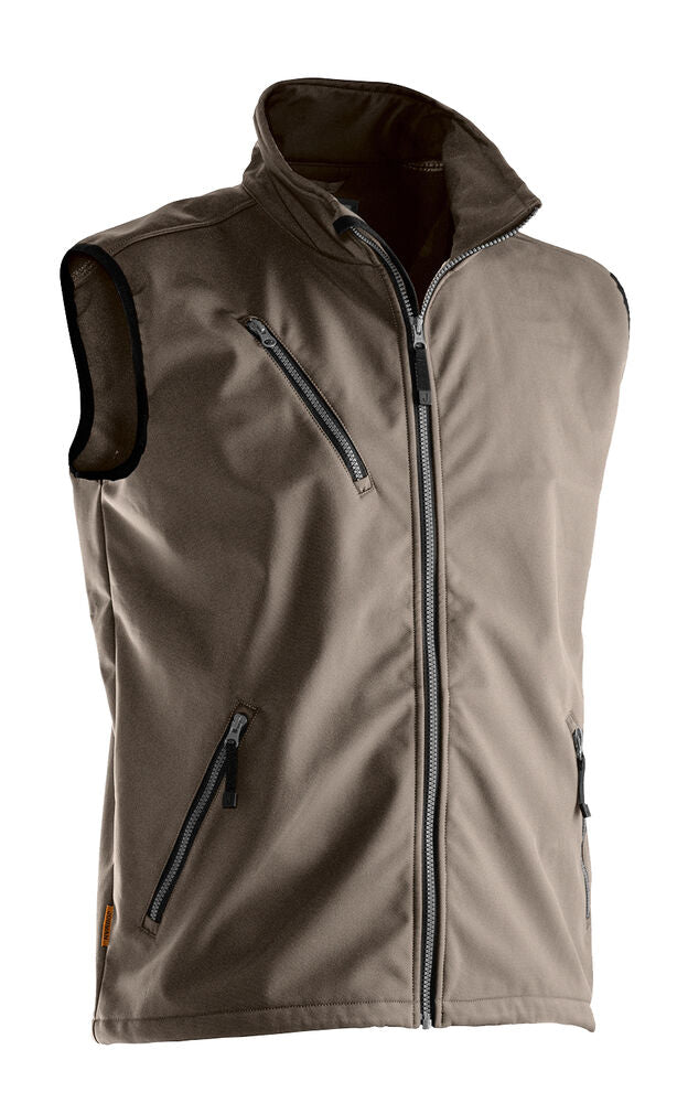 Jobman 7502 Light softshell vest khaki xs