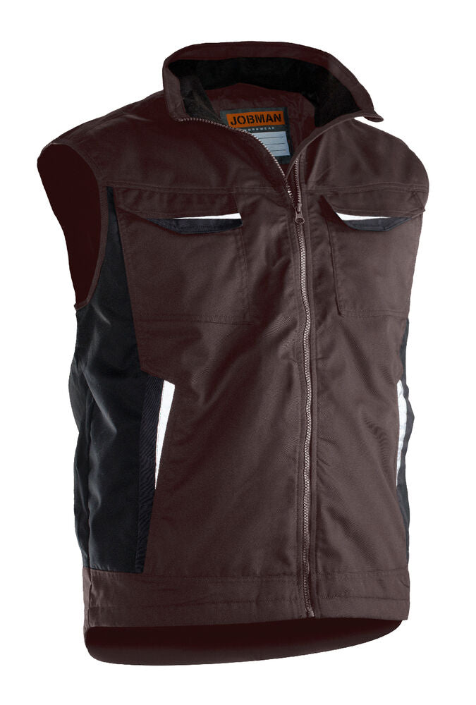 Jobman 7517 Service vest lined khaki xs