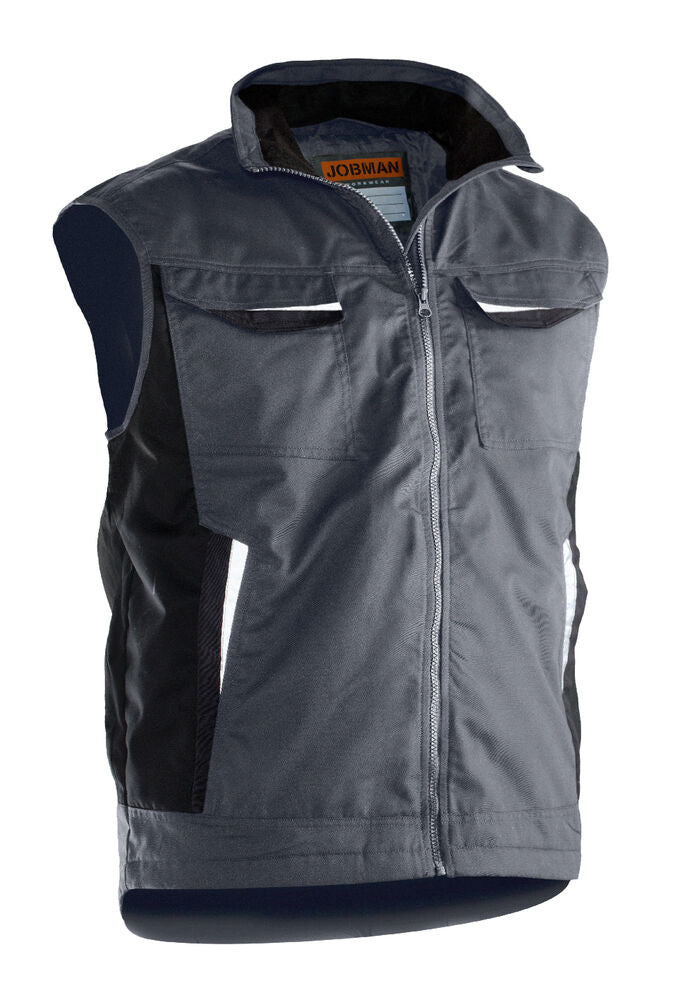 Jobman 7517 Service vest lined khaki xs