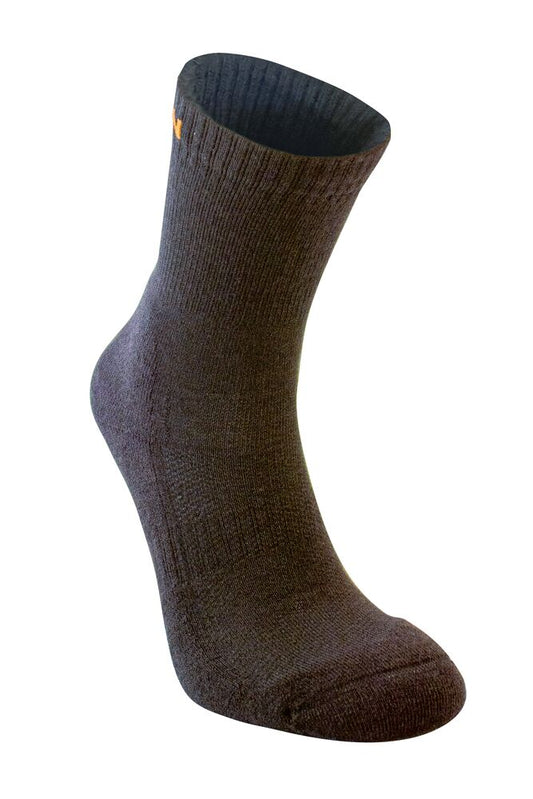 Jobman 9597 Merino sock medium zwart 37/39