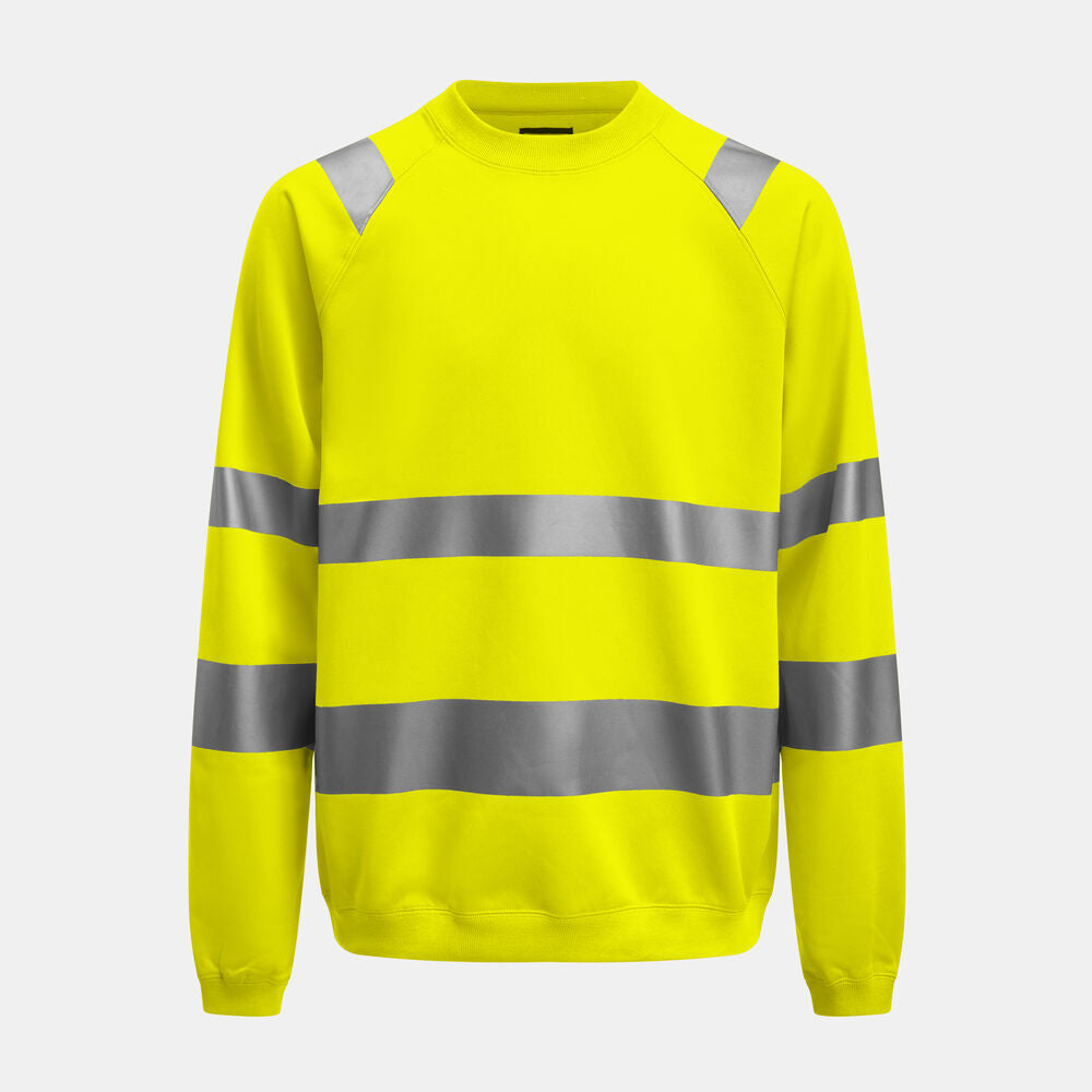 Jobman 1150 Hi-vis sweatshirt geel xs
