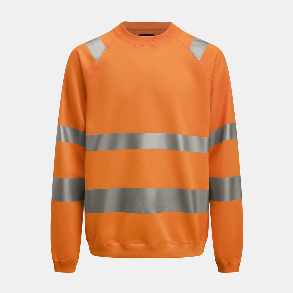 Jobman 1150 Hi-vis sweatshirt geel xs