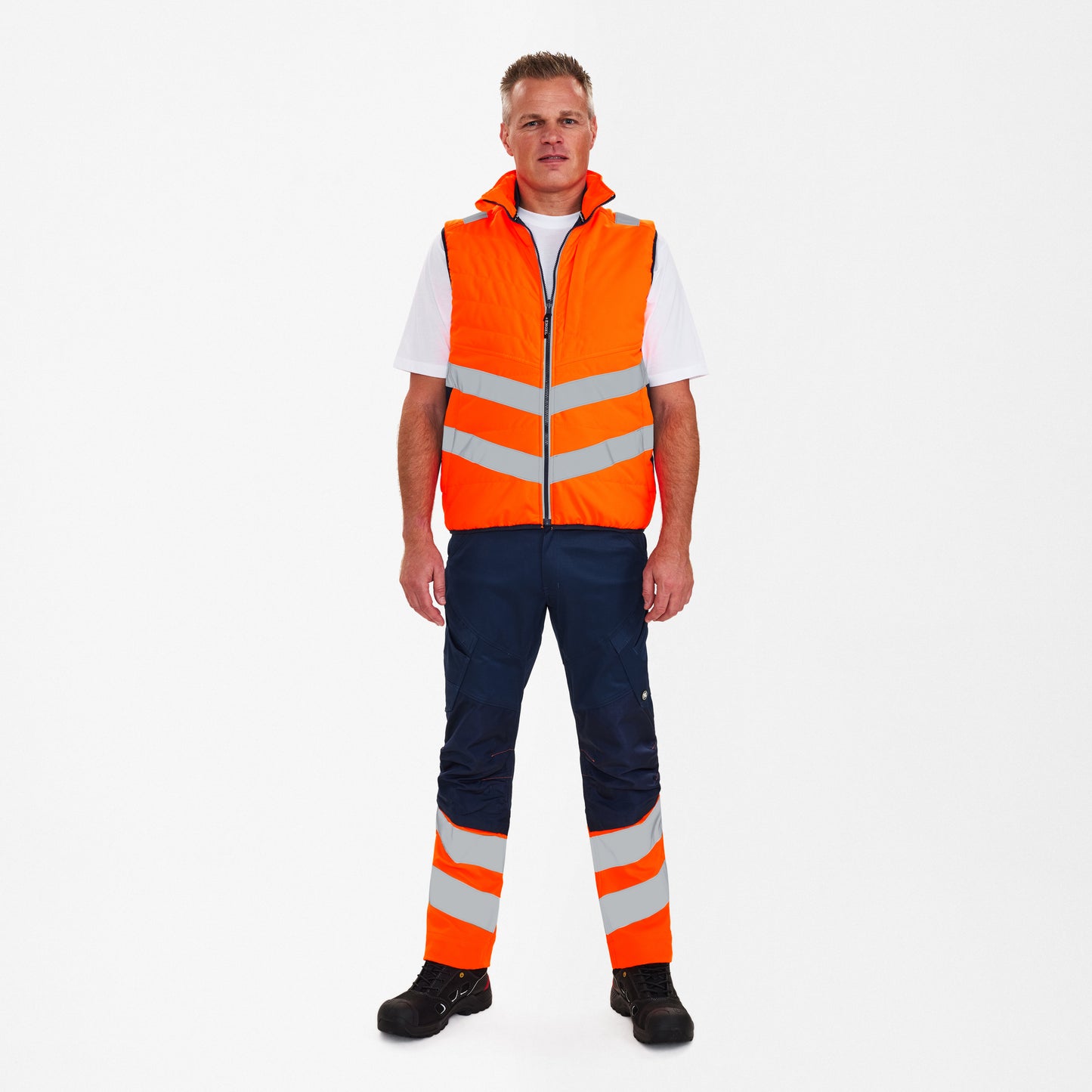 Safety gewatteerd bodywarmer