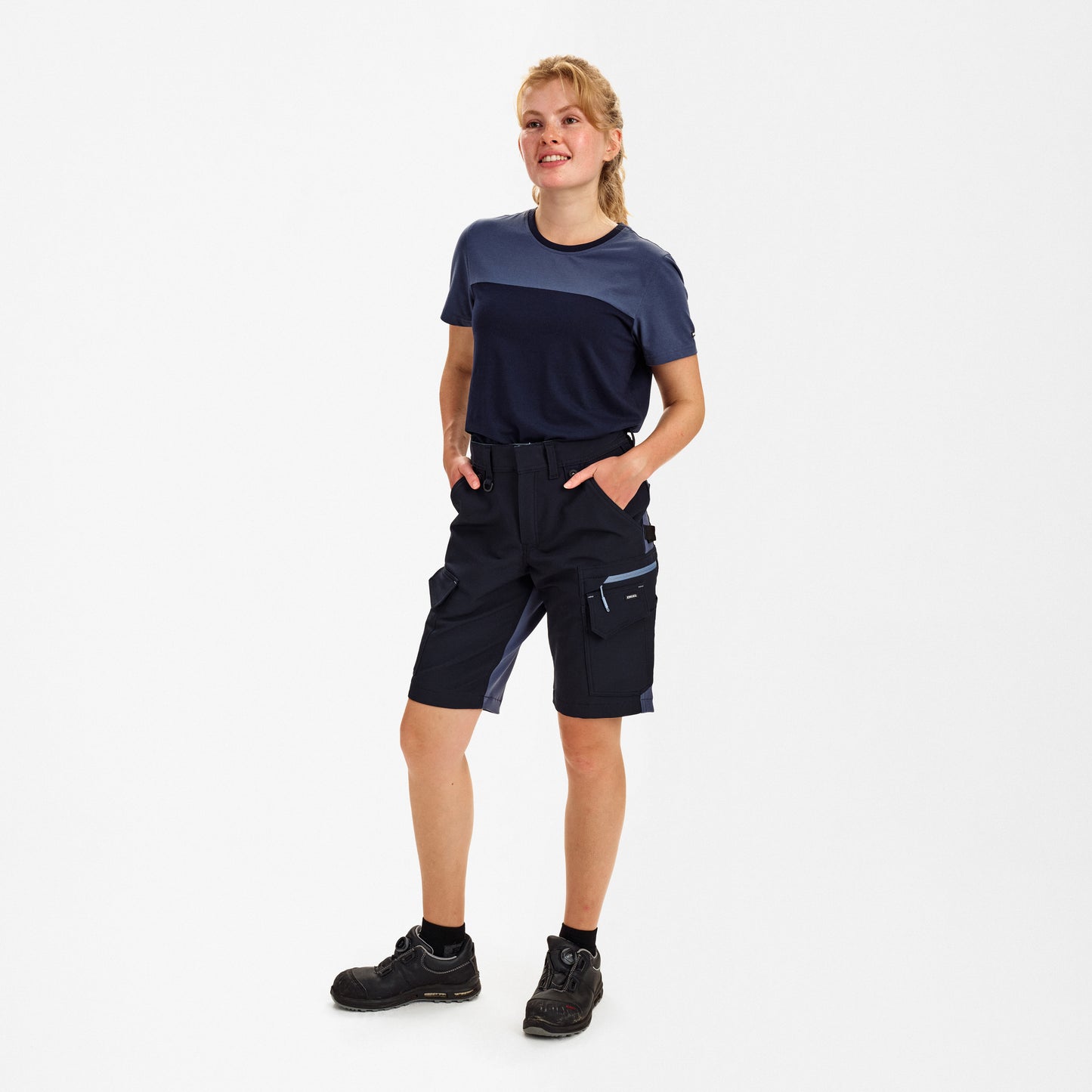 Entire werkshorts met 4-weg stretch dames