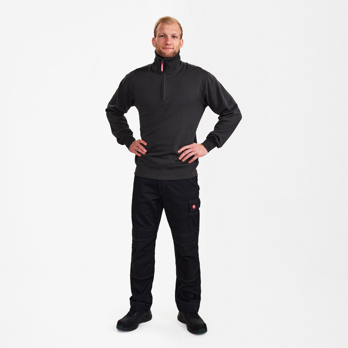Extend sweatshirt met hoge kraag