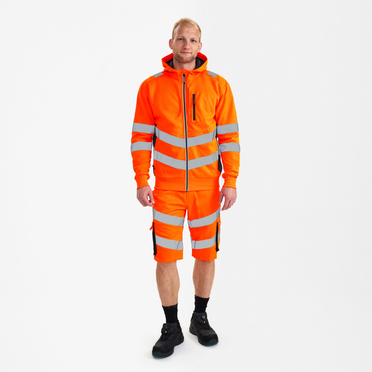 Safety sweat cardigan