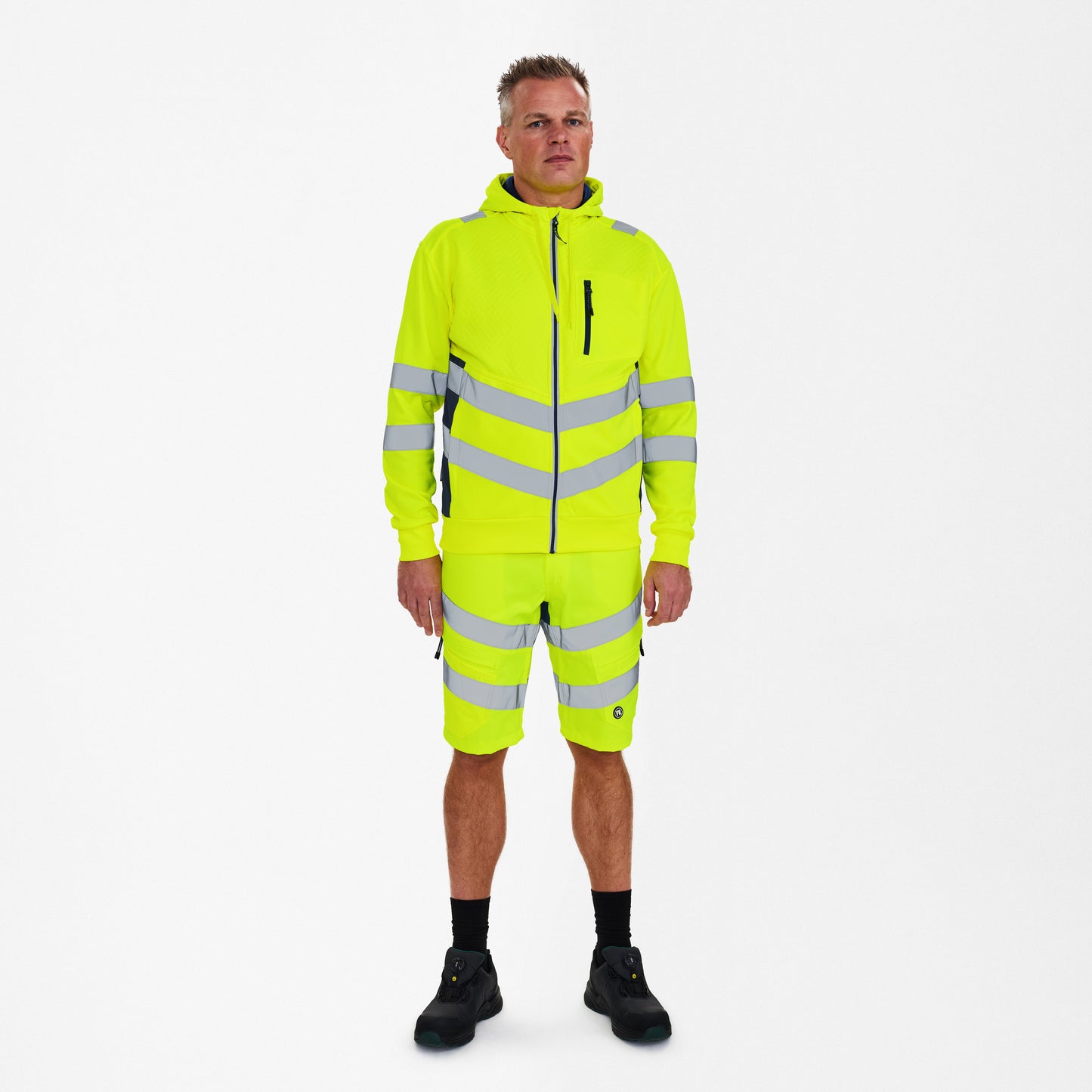 Safety sweat cardigan