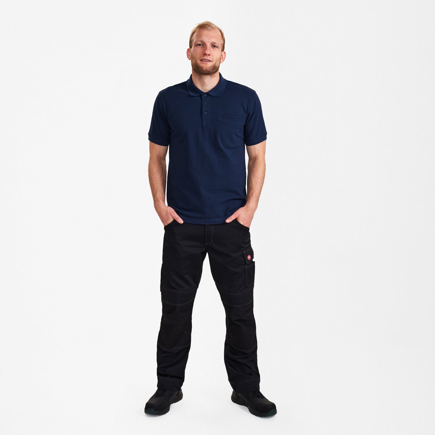 Extend poloshirt met borstzak