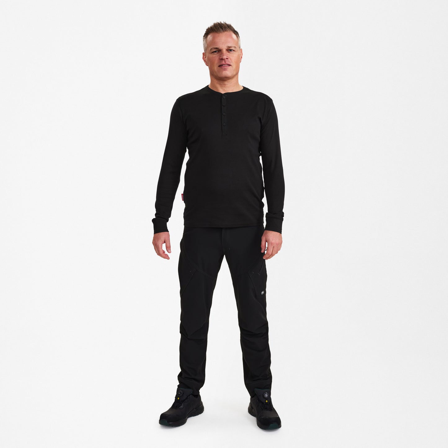 Extend Grandad T-shirt met lange mouwen